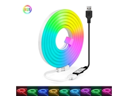Fita Led Usb Rgb 5m Com Interruptor – Efeito Neon Para Tv – Eifson