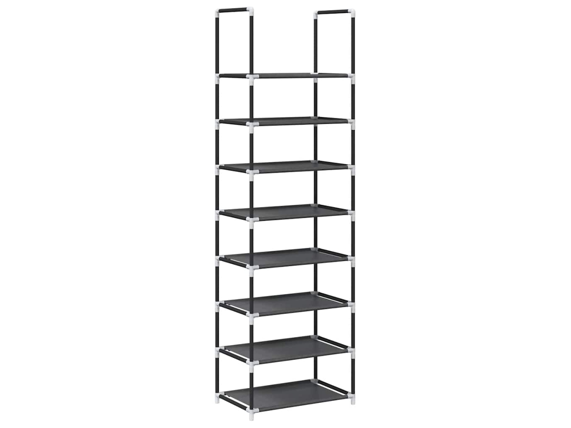 Shoe Rack, Shoe Racks Vidaxl Preto Tecido Não Tecido (44 X 28 X 145 Cm)