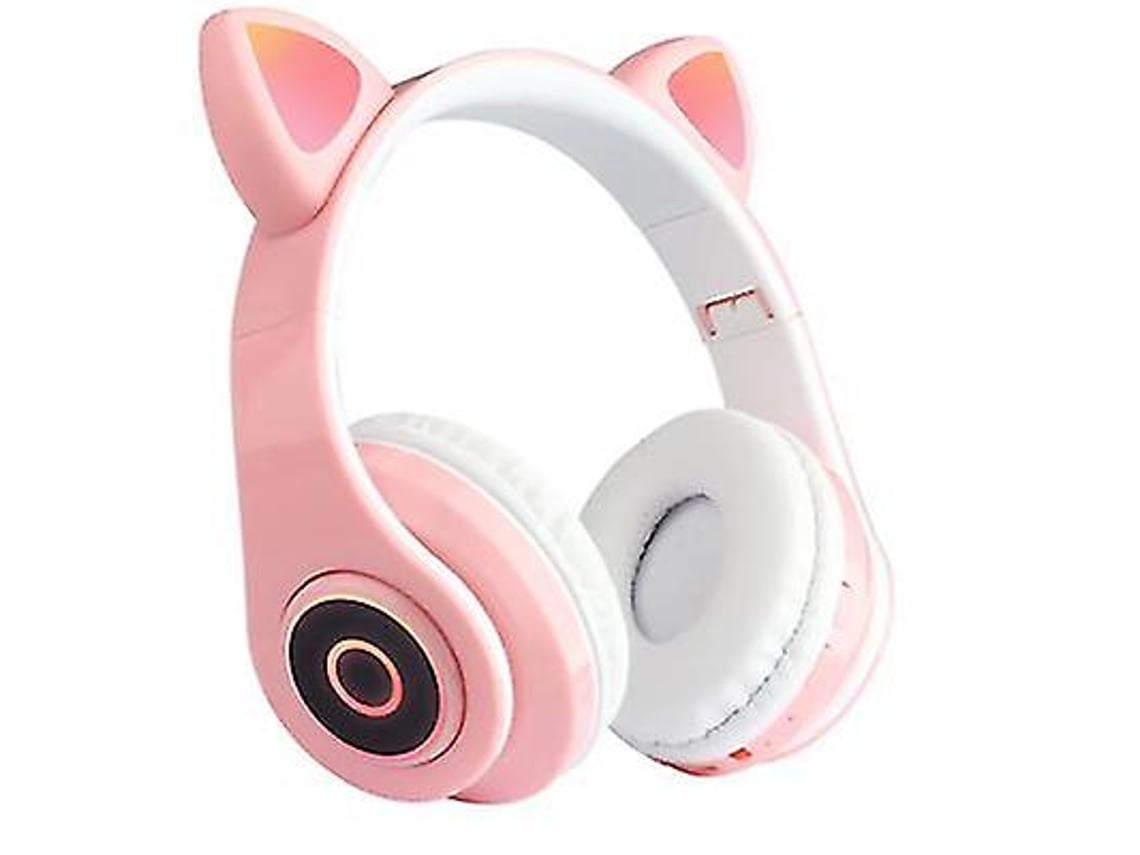 Auscultadores Wireless Cat Ear Bluetooth Led Lights For Kids Girl