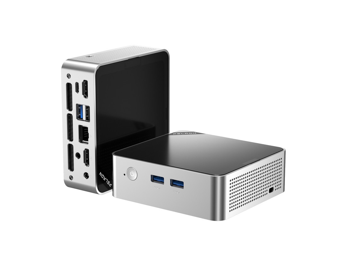 Mini Pc Peladn Wo5 Amd Ryzen 3 4300u Até 3.7 Ghz 8 Gb De Ram Ddr4 Ssd De 256 Gb Wi-fi 6 Bluetooth 5.3 Suporte Para Três Monitores E Windows 11 Pro.