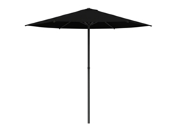 Vidaxl Guarda-sol De Jardim 230 X 230 Cm Poliéster Retangular Preto