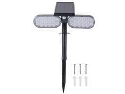 2026 luz de Parede Solar com Sensor de Movimento 2 Cabeças Ip65 Impermeável Luzes Led de Alto Brilho para Jardins Patios Caminhos