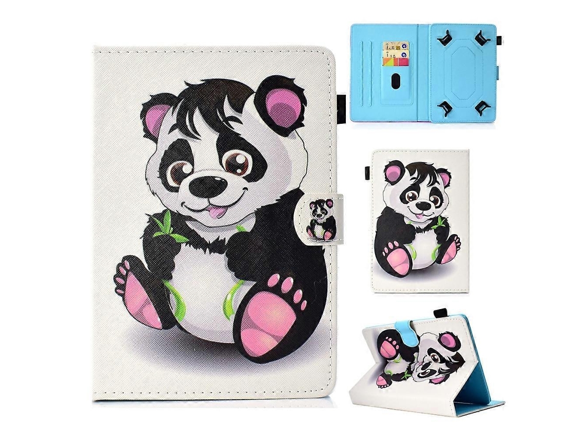 Capa de couro universal Webake com costura colorida para tablet