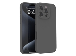 (charcoal Grey, Iphone 15 Pro Max) Caso De Telefone De Silicone Líquido Para A Série Iphone, Lente Totalmente Coberta Anti-queda