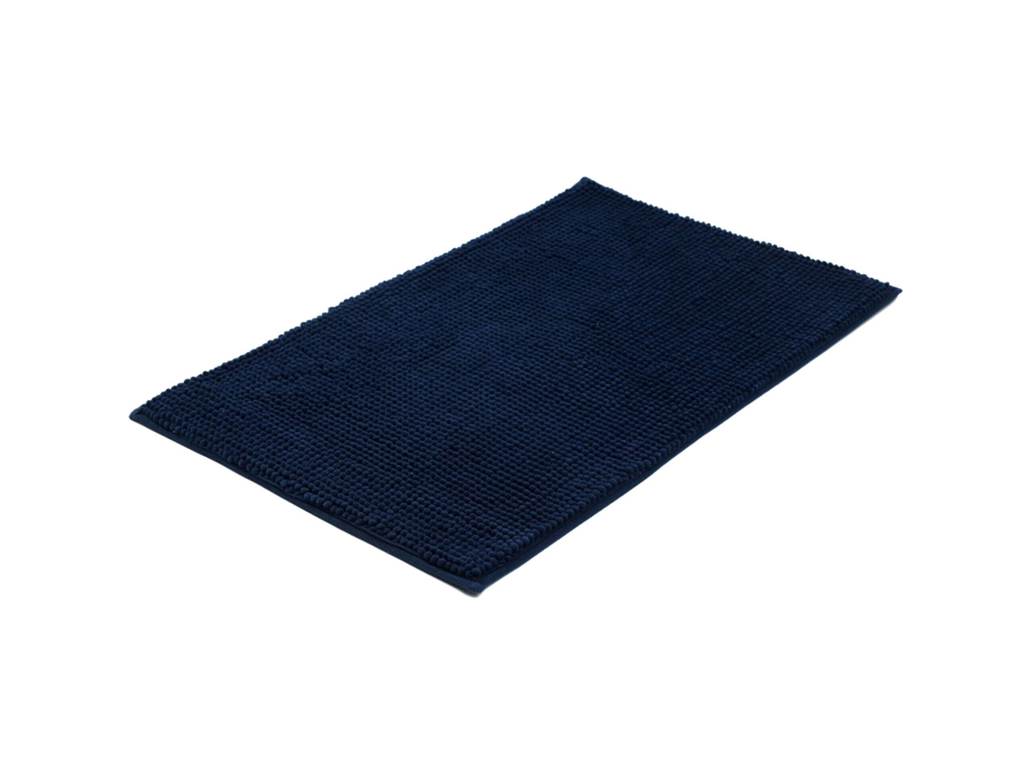 Tapete Wc Microfibra Azul