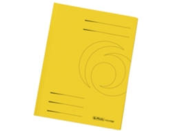 Pasta HERLITZ Easyorga Din A4 Papelão Pardo Amarelo
