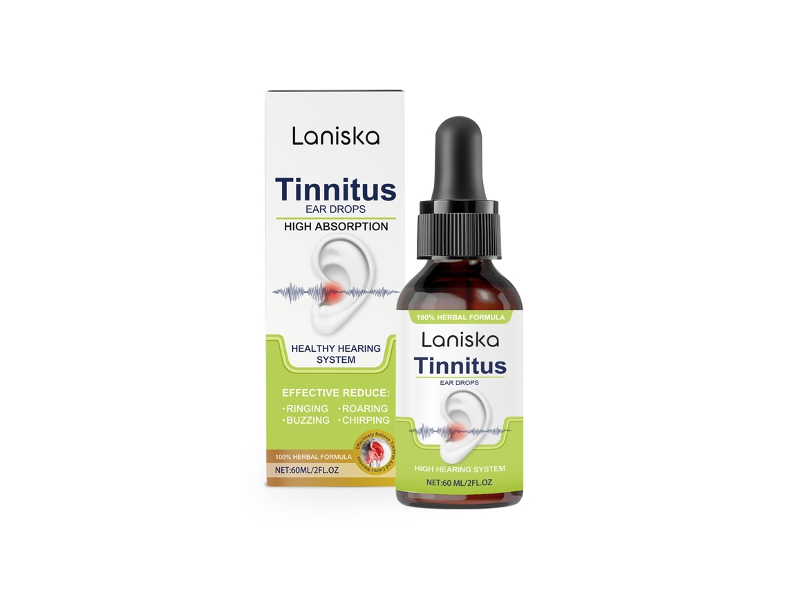 Laniska Tinnitus Care, Agente para Alívio do Zumbido no Ouvido, Cuidado e Massagem Relaxante LAXISCREED