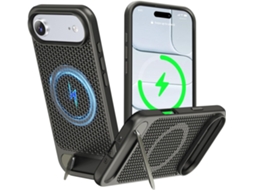 Capa Magnética Com Isolamento Térmico Para Iphone 17 Air Cinza
