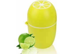 Espremedor Manual De Citrinos Com Design Exclusivo Em Forma Limão, Dois Modos De Utilização Para Diferentes Tipos Frutas(amarelo)