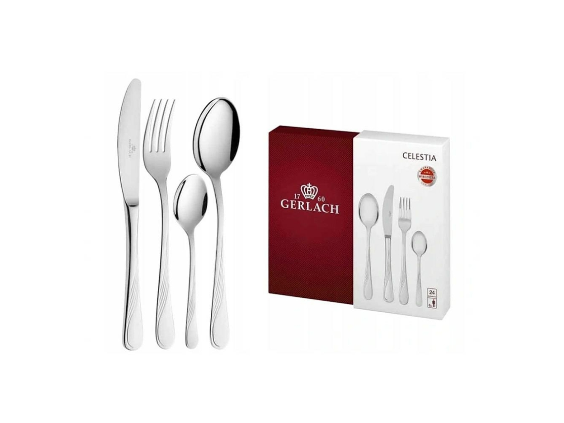 Conjunto de talheres Gerlach.Mango 24 peças.
