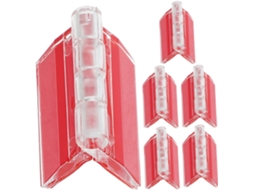 Conjunto De 6 Acrílico Para Armários Portas Dobráveis E Tampas Caixas.