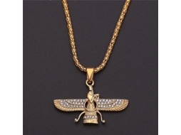 2026-colgante De Collar De Ala Zoroástrica De Color Oro Aleación Joyería Hombre Persa Achaemenida