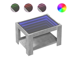 Coffee Table, Coffee Tables Vidaxl Cinzeto Madeira Processada (n/a)
