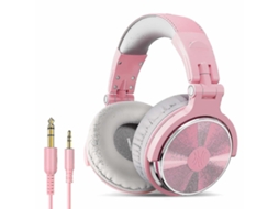 Auscultadores SUN GOD Wired Studio Monitor And Mixing Dj Stereo With 50Mm Premium ChipPink