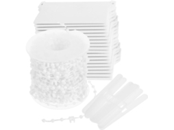 Kit De Conectores Corrente Para Persianas Verticais Wooneky, Pesos De Plástico Para Persianas, Acessórios De Fixação