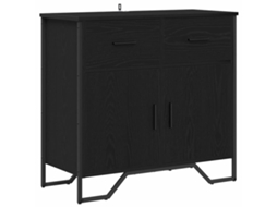 Buffet com Gaveta de Carvalho Preto MAISON EXCLUSIVE 79.5x35.5x74.5 cm