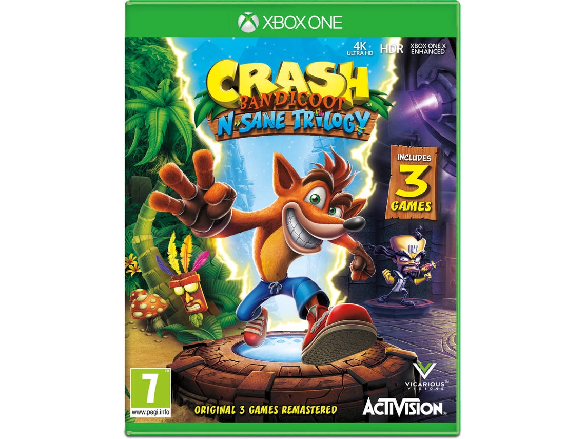Jogo Xbox One Crash Bandicoot N.Sane Trilogy Worten.pt