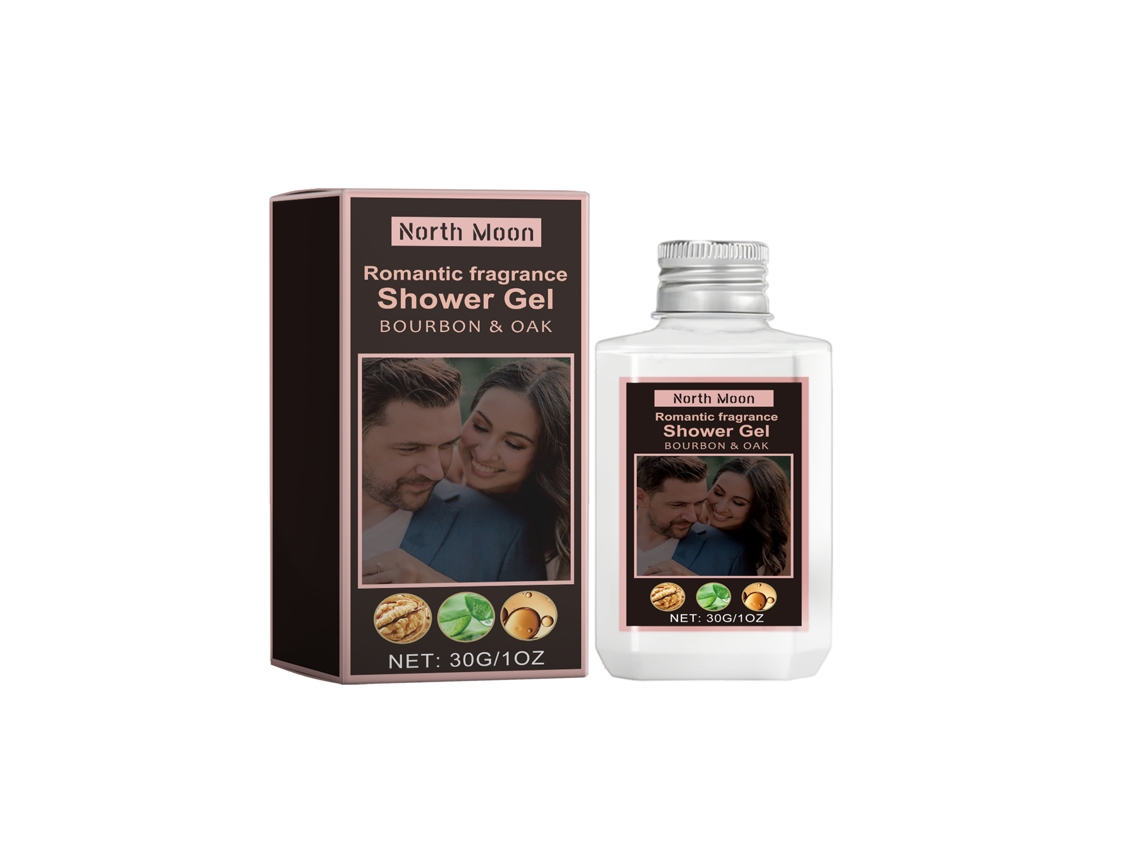 Gel de Ducha North Moon, Fragrância Duradoura e Limpeza Suave para Pele Renovada LAXISCREED