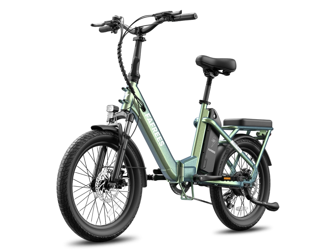 F20 Flex E bike Dobrável Motor 250w Bateria 36v20ah 75km Verde Roxo FAFREES