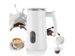 2026 Store Batidora de leche eléctrica 4 en 1 hervir y enfriar espuma, 400w acero inoxidable 350ml para café leche caliente