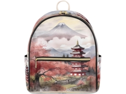 Mochila Tropicallife em Couro para Mulheres Estampas Pe Impermeável Design com Vá S/MARCA