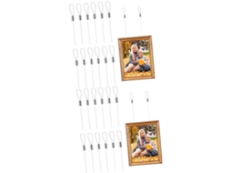 Tofficu Conjunto de 24 Cordões para Pendurar Quadros, Cordão de Nylon para Exibição Invisível, Cordão para Arte de Parede