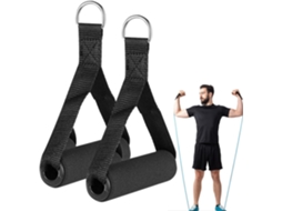 Faixas Elásticas De Resistência Com Alças Para Exercícios | Faixa Elástica Academia | Equipamento Ginástica