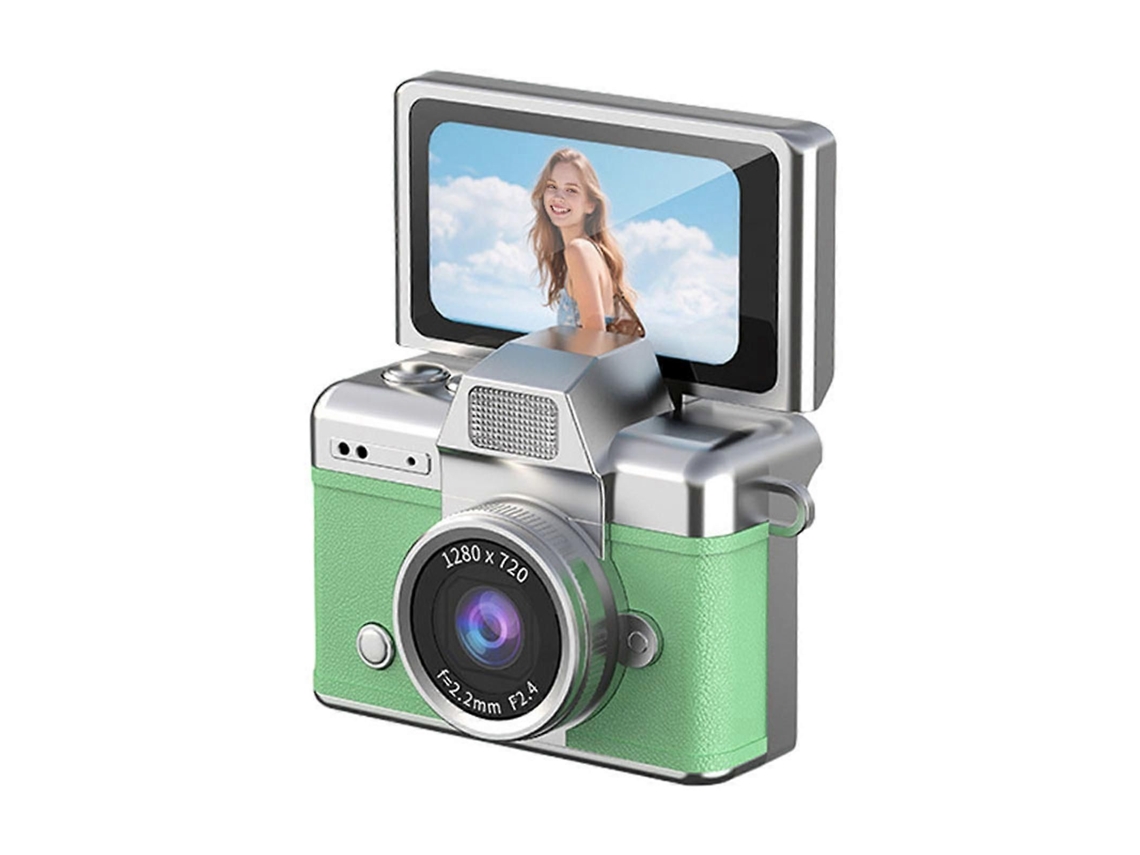Mini Câmera Digital De 2026 Com Tela Lcd Articulada De 1,47 Polegadas, Mini Câmera Retrô Para Chaveiro Com Cartão De 64 Gb - Ideal Para Viagens,