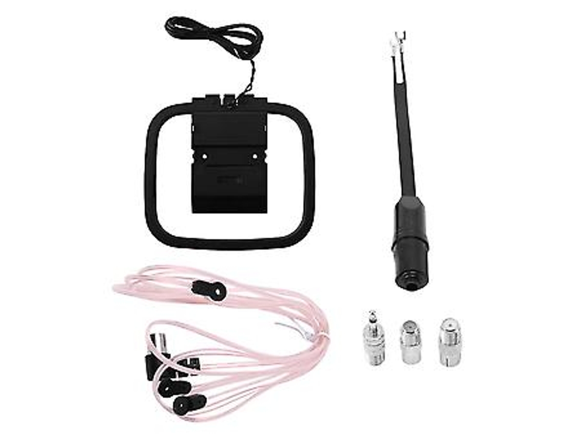 Antena FM universal para receptor estéreo interno de 75 Ohm/300 Ohm, kit de antena de rádio FM/AM com antena Slowmoose