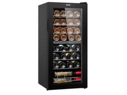 Refrigerador Autônomo para Vinho VEVOR com Luz Led de Duas Zonas 430 X 450 X 943 Mm (Outlet Grade A)