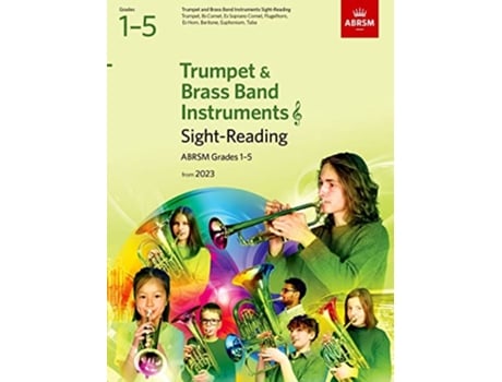 Livro SightReading for Trumpet and Brass Band Instruments , ABRSM Grades 15, from 2023 de Abrsm (Inglês)