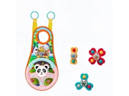 Volante Brinquedo Bebé EIFSON para Cadeirinha com Espelho e 3 Brinquedos (panda)