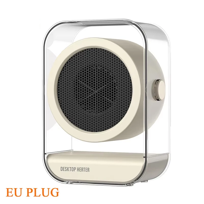 (bege, Padrão Europeu) Aquecedor De Mesa De 500 W, Aquecimento Rápido Em Cerâmica Ptc