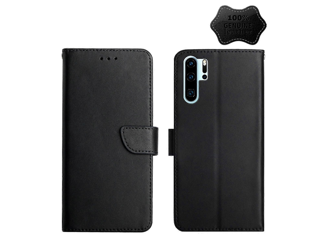 Capa De Celular Flip Horizontal De Couro À Prova De Impressões Digitais Para Huawei P30 Pro