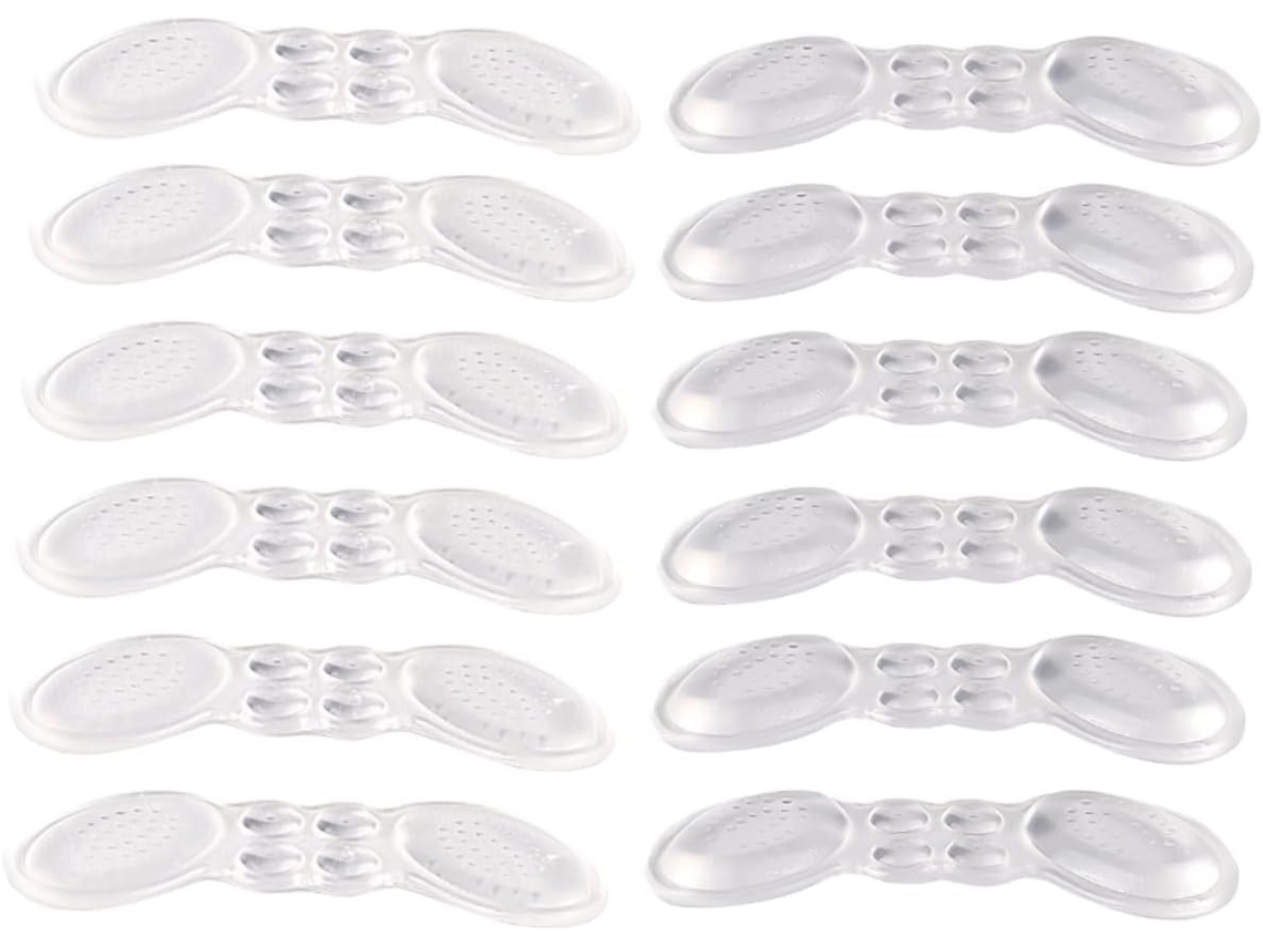 Pares De Protetores Calcanhar Em Gel Resistentes Ao Desgaste Para Sapatos Salto Alto E Rasteirinhas Que Evitam O Pé