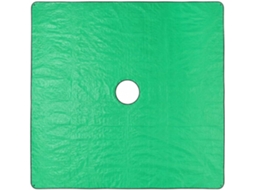 Waterproof Garden Tarp 2x2 Meter, Heavy Duty Tarp Collection, Pruning, And Waste, Green, Green, 2x2m, 30cm Aperture