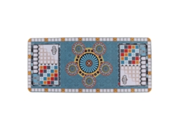 Mali tapete para Jogo de Cartas Plegável Antiderrapante Portátil para Tabuleiro e Poker 69x30cm