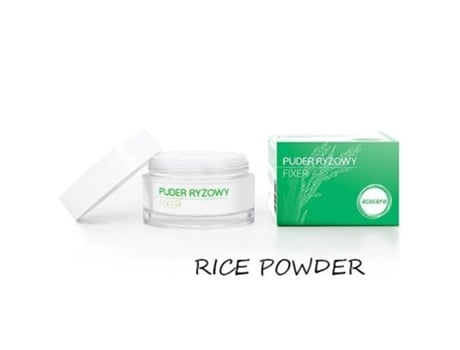 2x Ecocera Face Rice Powder Full Size 15g Longa Duração, Sem Brilho, Leve