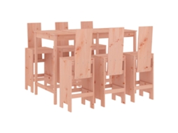 Garden Bar Set, Garden Bar Sets Vidaxl Marrom Madeira De Douglas (n/a)