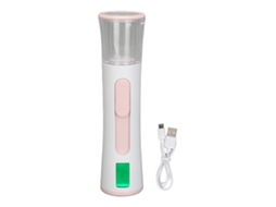 Spray Facial 30ml Mister Eletrônico De Dois Furos Portátil Umidificador De Pele Para Casa Viagens Rosa 3.7v 2w