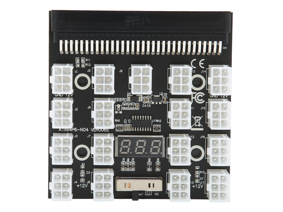 Placa De Distribuição De Energia Com 17 Portas E 6 Pinos Adaptador Placa De Saída 12v 1200w