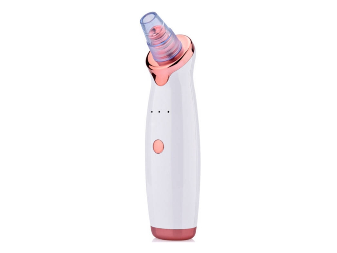 Aspirador de Pó de Cravos Extração Multifuncional para Remover Cravos Limpador Facial de Nariz Recarregável Usb Extrator de Cravosrosa Ouro AUJEZON