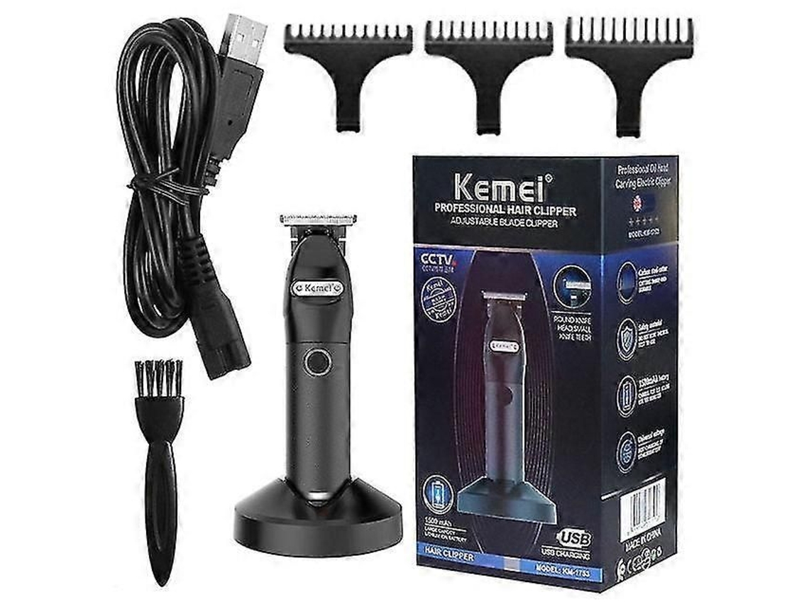 Aparador De Cabelo Elétrico Sem Fio Para Homens, Máquina De Cortar Cabelo Profissional Para Barbeiro, Máquina De Cortar Barba Recarregável