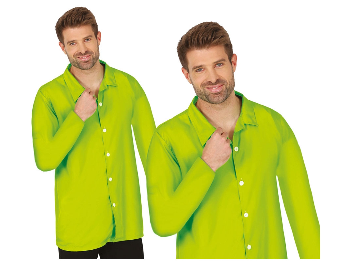 Camisa adulto verde neon