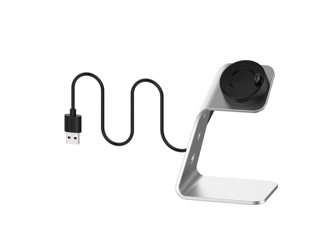Doca De Carregamento Usb Em Alumínio Compatível Com Relógio Garmin Instinct E, Prateada Yuysan