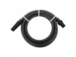 Vidaxl Mangueira De Sucção Com Conectores De Pvc 1" 4 M Pvc Preto