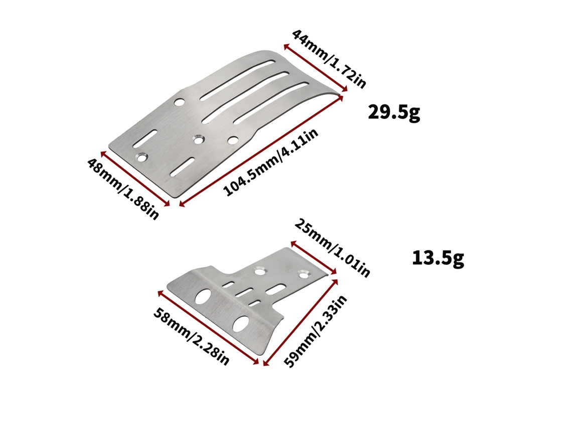 Armadura de Chassi LAXISCREED para Tamiya Bb01 Bbx 1/10