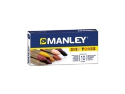 Estojo 10 Ceras MANLEY Macias Tons de Pele