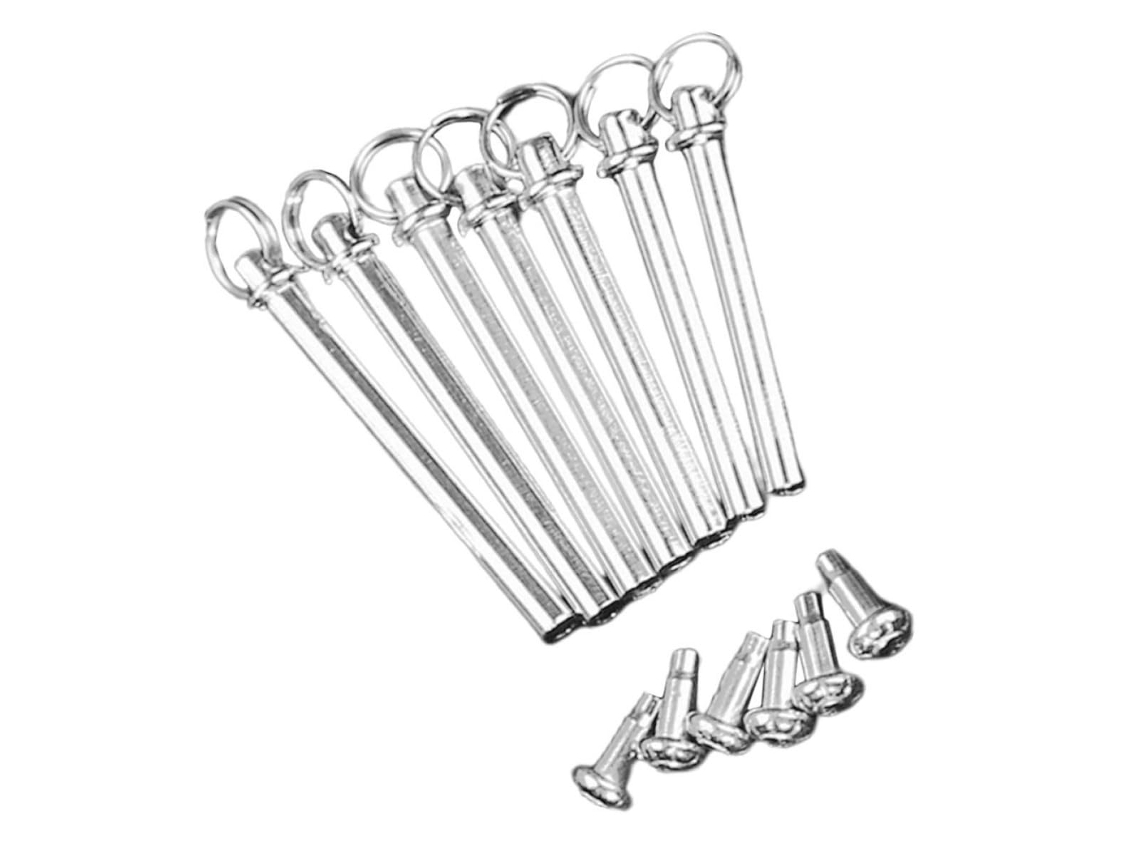Kit De Reparo Para Ventilador Dobrável Em Aço Inoxidável Prateado