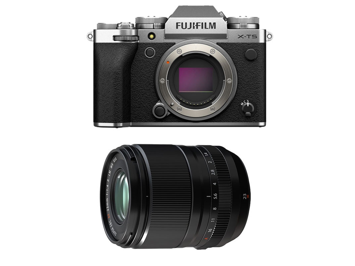 X t5 Prata + 23mm F/1.4 Wr FUJIFILM